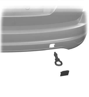 Focus ST i Focus RS Odpowiednie miejsce do przechowywania znajduje się w bagażniku. Zakładanie zaczepu holowniczego UWAGA Przykręcany zaczep holowniczy ma lewostronny gwint.
