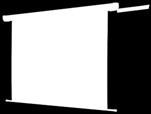 ramką, która poprawia kontrast obrazu ekran można odchylić od pionu co pozwala na wyeliminowanie efektu Keystona gumowe końcówki