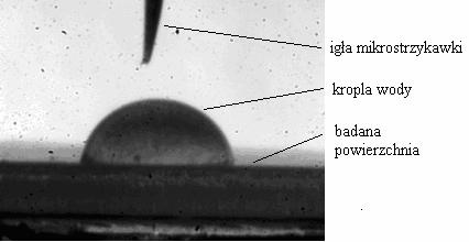 134 PROBLEMY EKSPLOATACJI 1-2006 2. Stanowisko własnej konstrukcji 2.1. Aplikacja kropli, rejestracja i filtracja obrazu Za pomocą mikrostrzykawki Hamiltona umieszczano na powierzchni próbki krople wody o objętości ok.