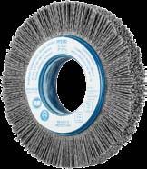 Nowości w programie PFERD katalog 208 Szczotki tarczowe z plastikowym korpusem, nieplecione RBUP = Szczotki tarczowe, nieplecione, wykonanie z korpusem plastikowym b d 1 d 2 Bardzo agresywna praca