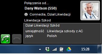 Aplikacja Agent Contact Center Dzięki aplikacji Agent pracownicy Contact Center otrzymują wydajne i efektywne narzędzie