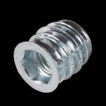 INSERT NUTS / MUFY DO DREWNA SCREW IN INSERTS with coar MUFY WKRĘCANE z kołnierzem INSERT NUTS / MUFY DO DREWNA SCREW IN INSERTS without coar MUFY WKRĘCANE bez kołnierza [mm] iam [mm] s [mm] k [mm]