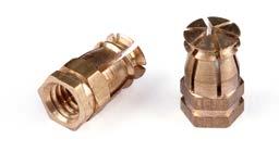 BRASS INSERTS / MUFY MOSIĘŻNE BRASS INSERTS for hanes MUFY MOSIĘŻNE rozporowe NYLON INSERTS / MUFY
