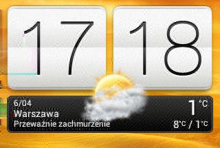114 Niezbędne aplikacje Niezbędne aplikacje Korzystanie z aplikacji Zegar Informacje na temat widżetu Zegar HTC Widżet Zegar HTC umożliwia wyświetlanie bieżącej daty, godziny i lokalizacji.