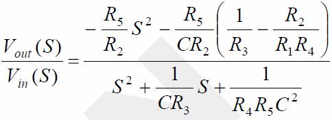 a gdy dodatkowo R1R4 = R2R3, to równanie (2-8) przyjmie postać: porównując równania (2-7) i (2-9), otrzymujemy: R K R 0 C Q W obwodzie na rysunku 2-5 elementy R1, R3, R7, C1 i U1:A tworzą pierwszy