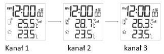 Kiedy zegar osiągnie czas alarmu rozlegnie się alarm.