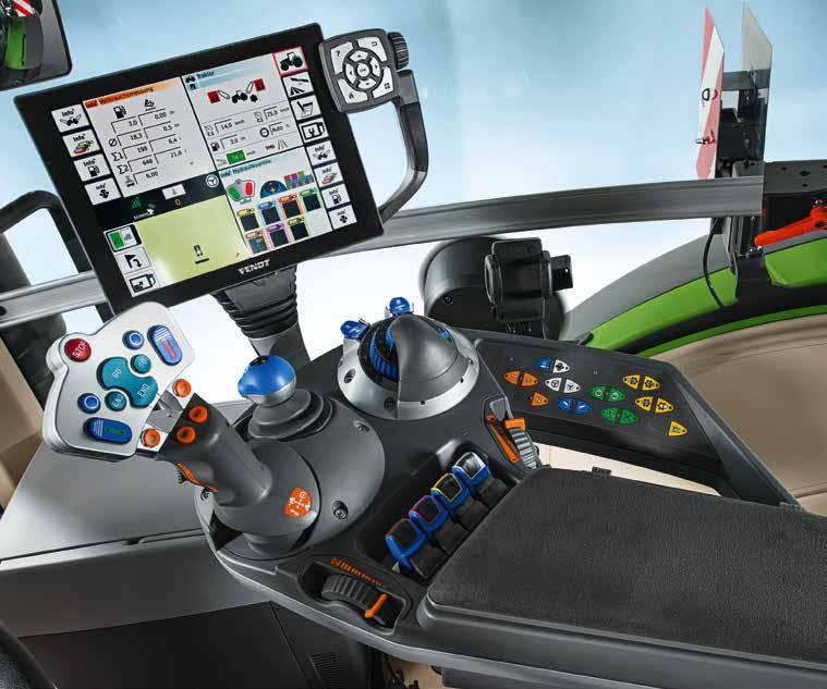 Zapoznaj się z nowym systemem Variotronic ciągnika Fendt 1000 Vario. www.fendt.com/precision Dane pola są zapisywane w bazie danych systemu VarioDoc.