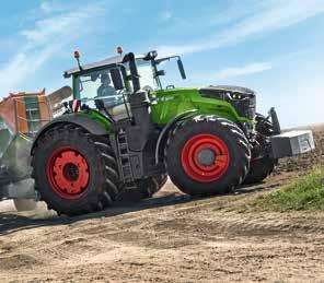 Pompa hydrauliczna Silnik wysokoprężny Silnik hydrauliczny osi przedniej Silnik hydrauliczny sprzęgła osi przedniej Przekładnia planetarna Napęd WOM Inteligentne sprzęgło napędu na 4 koła Silnik