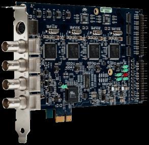 ANALOGOWE PRZECHWYTUJĄCE KARTY Karty Component, S- Video oraz Composite (CVBS) Video i Audio Osprey 460e 4 Kanały 4 Kanały Composite Video 4 Kanały