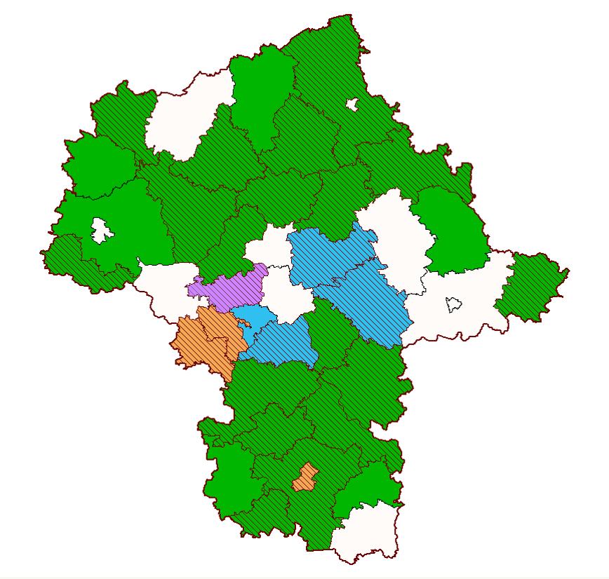 Systemy do prowadzenia PZGiK wykorzystywane na Mazowszu przez Partnerów Projektu ASI EWMAPA (24) GEO-MAP (4) GEO-INFO (3) TurboEwid (1)