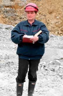 - Већ четврт века Гордана Макуљевић (50) је геолог у Руднику бакра Мајданпек. Она је једина жена геолог у овој служби и носилац задатака припреме површинске експлоатације.