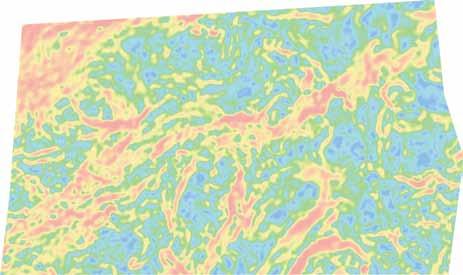 266 Stanisław Speczik i in. Fig. 6. Mapa grawimetryczna. Gradient poziomy wg Rosenbacha Gravity map.