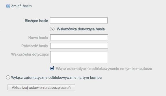 Blokowanie i odblokowywanie dysku c. Kliknij przycisk Odblokuj dysk. Zmiana hasła 1. Kliknij kolejno Idź > Aplikacje > WD Security, aby wyświetlić ekran programu WD Security. 2.