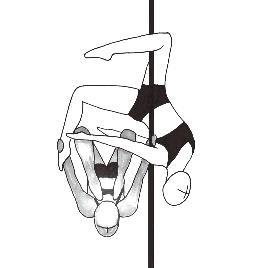 dłoni z rurą, trzymając górnego partnera za nogę - Zastosowane kryteria janeiro i superman crescent FLY21 Thigh/outside knee hang 3 0.