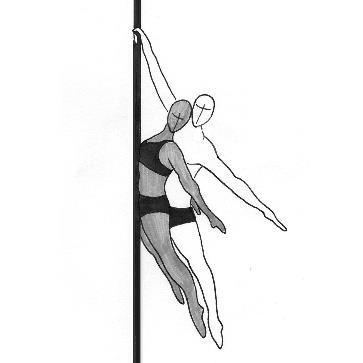 nacisku przez Wspierającego partnera PSE8 Hanging on two hands support 2 0.