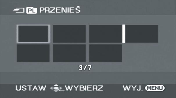 Funkcja Dodawanie scen do listy odtwarzania Do utworzonej listy odtwarzania można dodać sceny.