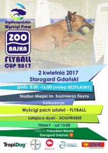 Urzędu Miasta oraz Starostwa Powiatowego. Ogólnopolskie Wyścigi Psów ZooBajka FLYBALL CUP 2017 Również w niedzielę, nie zabraknie sportowych emocji. W godzinach 8.00 16.00 na Stadionie Miejskim im.