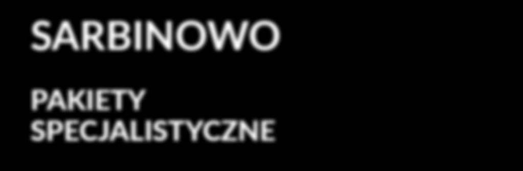 specjalistyczny program w zależności od pakietu.