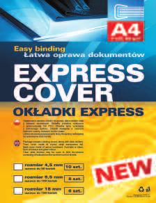 plww.partner21.pl infolinia: 800 0 900 021 Okładki A do bindowania, przezroczyste GRUBOŚĆ PX1153 150 mic. 32,00 zł/op. PX115 200 mic. 1,25 zł/op.