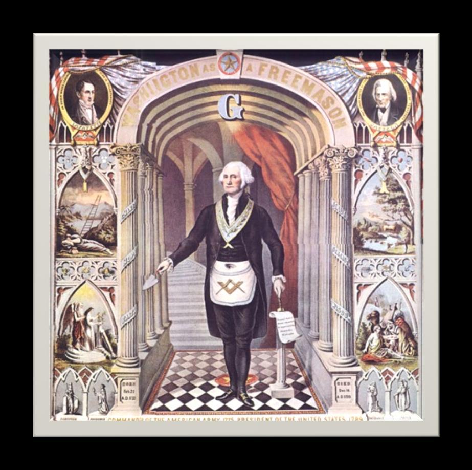 Masońscy prezydenci USA 1. George Washington (1789 1797) Pierwszy prezydent USA, bezpartyjny, sympatyk Federalistów.