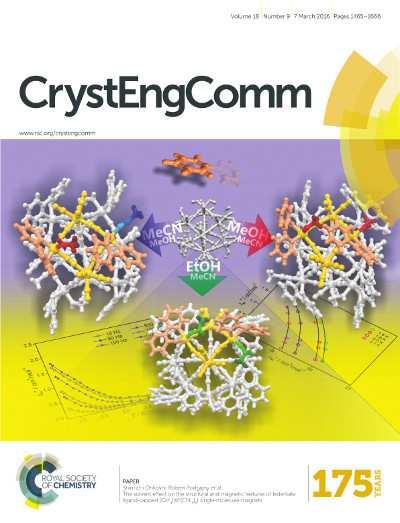 Ed., 2011, Issue 17 Eur. J. Inorg. Chem. 2011, Issue 3 CrystEngComm, 2013, Issue 13 Chem. Commun.