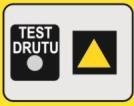 3. Panel wyboru testowego wysuwu drutu. 4. Przycisk wyboru parametru: Przycisk jest aktywny przy metodzie spawania MIG/MAG.