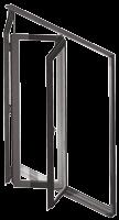 DRZWI HARMONIJKOWE SYSTEMY OKIENNO-DRZWIOWE Prezentujemy nowoczesne rozwiązanie, służące do wykonywania wymagających izolacji termicznej aluminiowych drzwi harmonijkowych.