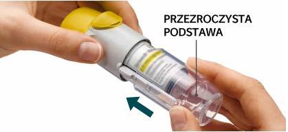 Inhalator należy wyrzucić po trzech miesiącach od momentu przygotowania go do pierwszego użycia, nawet jeżeli lek nie został całkowicie zużyty, lub