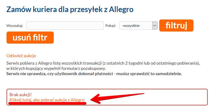 ->Integracja z Allegro 2.