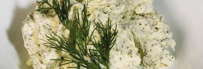 250 g masła 1 ł/h estragonu 1 ł/h oregano 1 ł/h bazylii 1 ł/h posiekanej natki pietruszki 1 ząbek czosnku pieprz, sól Masło ziołowe Wszystkie składniki włożyć do naczynia miksującego, wyrabiać przez
