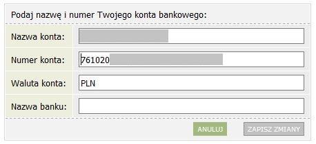 Jeżeli po wprowadzeniu numeru konta przycisk DODAJ KONTO nie będzie aktywny, sprawdź, czy poprawnie wprowadziłeś numer.