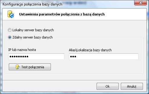 6.1.4 Konfiguracja programu Galileo do pracy w sieci Ostatnim elementem niezbędnym do prawidłowego uruchomienia pracy w sieci jest konfiguracja programu Galileo do współpracy ze zdalnym serwerem bazy