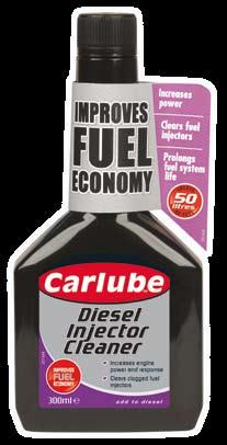 Zwiększa moc Czyści wtryski Przedłuża żywotność układu paliwowego Diesel Injector Cleaner Carlube Diesel Injector Cleaner