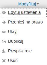 Kliknij pierwszą ikonkę, aby rozwinąć więcej narzędzi edycyjnych W zakładce Wygląd możemy określić, czy na stronie zasobu będą wyświetlane nazwa strony (Wyświetl nazwę strony) i jej opis (Wyświetl