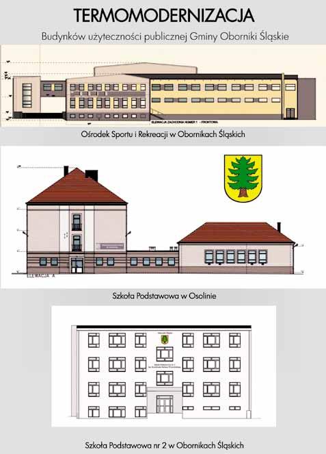 Szkoły Podstawowej w Osolinie, a także budynku OSIR-u w ramach dotacji z Regionalnego Programu Operacyjnego 2014-2020.