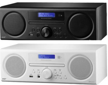 Scansonic DA 310 Wszystko w jednymuniwersalne Radio FM z RDS, DAB+, Bluetooth i odtwarzaczem CD Radioodtwarzacz jest wyposażony w 2