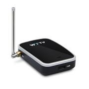 MyGica WiTV Miniaturowych rozmiarów, kieszonkowy tuner DVB-T do telefonów i tabletów z systemem Android lub ios. Strumieniuje bezprzewodowo bezpłatne kanały telewizji DVB-T na urządzenia mobilne.