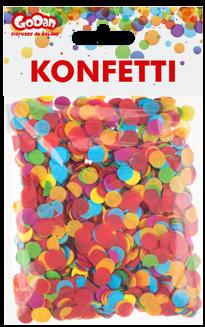 PAPER CONFETTI CIRCLES 8 MM / 0G, MIXED
