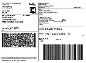 Information required on your FedEx Waybill: Informacje wymagane na liście przewozowym FedEx: 1 Wprowadzanie informacji o nadawcy i odbiorcy Pierwszym krokiem przy wysyłce jest wprowadzenie danych