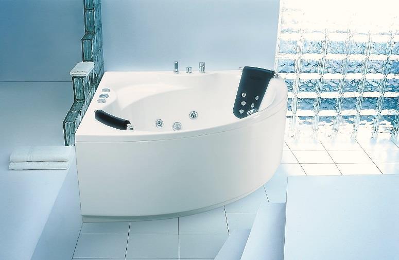 XXX 1 080 zł Uwaga: Ze względów technologicznych wysokość wanny może ulec zmianie +/- 2 cm ANDROMEDA 145x145 wanna + stelaż + przelew