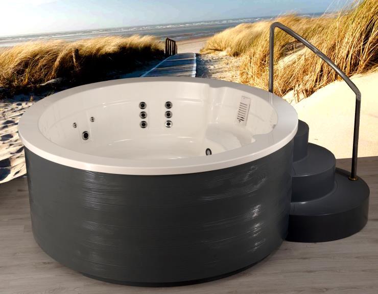 PORTABLE SPA - MAGNOLIA MAGNOLIA f 206 Ilość miejsc: 5 Pojemność: 850 l Pompa do masażu: - pompa o mocy 1,1 kw Pompa filtracji: - pompa o mocy 0,37 kw Dmuchawa powietrza: dmuchawa o mocy 0,8kW (masaż