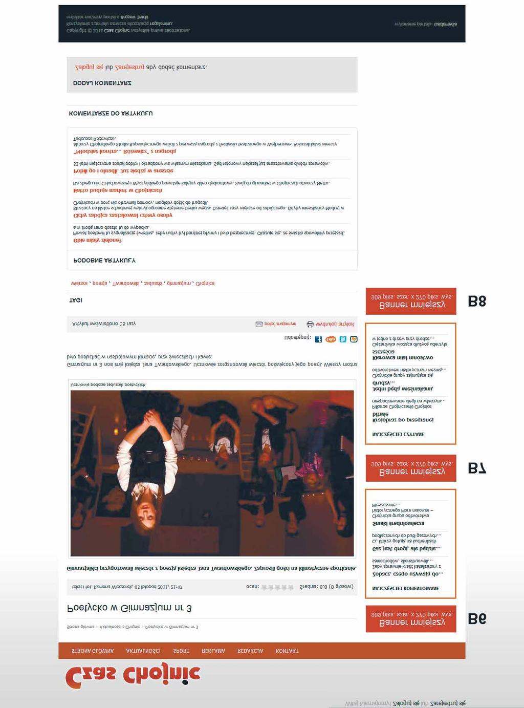 72 dpi (wielkość do 100 KB); animacja Flash (tło stałe lub transparentne, 1 dzień 25 zł netto 7 dni 175 zł netto 14 dni 350 zł netto 21 dni 525 zł netto Miesiąc 750 zł netto Animacja 200 zł netto
