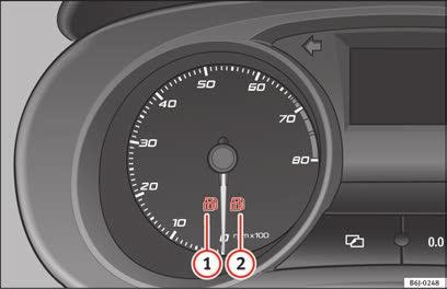 68 Kokpit Pozycja Symbol 21 22 23 24 25 SAFE Opis lampki sygnalizacyjnej/ostrzegawczej Usterka elektryczno-hydraulicznego układu wspomagania kierownicy Usterka układu ograniczania emisji Zbyt niski