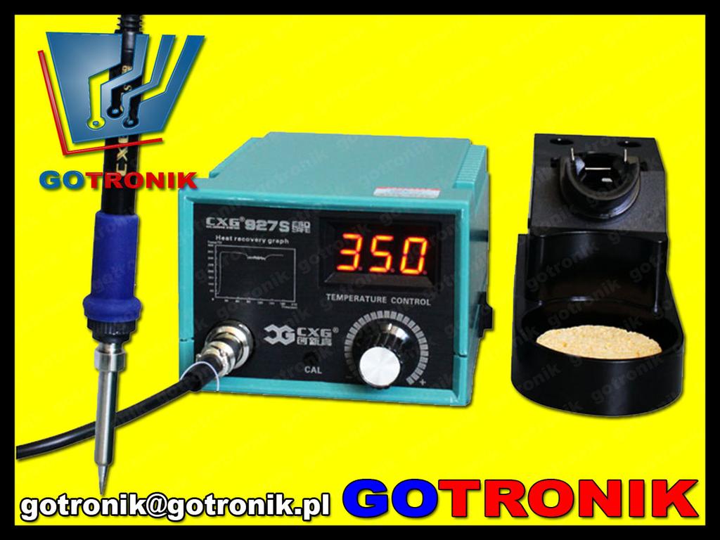 Infomacje o podukcie Utwozo 30-09-2017 Stacja lutownicza 927S podukcji CX Cena : 160,00 zł N katalogowy : CX-927S Dostępność : Dostępny Stan magazynowy : badzo wysoki Śednia ocena : bak ecenzji