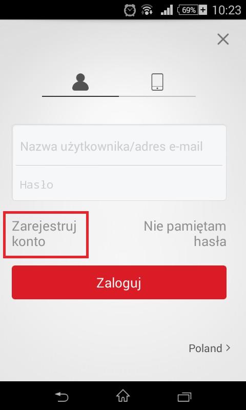 Otworzy się okno w którym należy nacisnąć przycisk