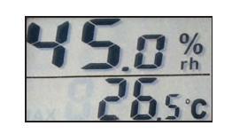 Punkt rosy Zakres pomiaru: - 73 C 59 C Temperatura wilgotnego termometru Zakres pomiaru: - 13 C 59 C 2.3. Dane techniczne Wymiary: Waga: Zasilanie: 175 x 70 x 33 mm 270 g 4 mikro baterie, AAA 3.