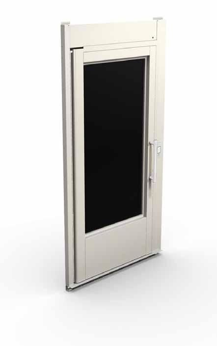 Drzwi Drzwi Aritco 6000 Informacje ogólne Drzwi przystankowe są wykonane z hartowanej i galwanizowanej stali oraz hartowanego szkła laminowanego o grubości 8 mm.