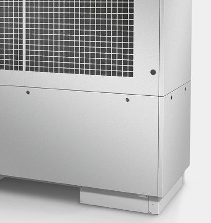 grzewczy) System ogrzewania/chłodzenia dynamicznego klimakonwektor Dimplex SmartRad SRX Podłączenie obiegu 