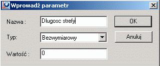 Wybierz kategorię Rozkład - Strefa prawa. 2. Wybierz opcję Dodaj parametr. 3.