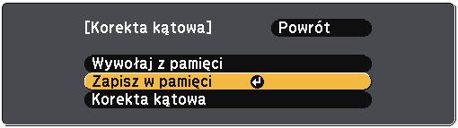 h Nciśnij przyciski strzłek w celu regulcji ksztłtu obrzu wybrnego obszru, jeśli będzie to konieczne. Aby powrócić do ekrnu wyboru obszru, nciśnij [Enter].